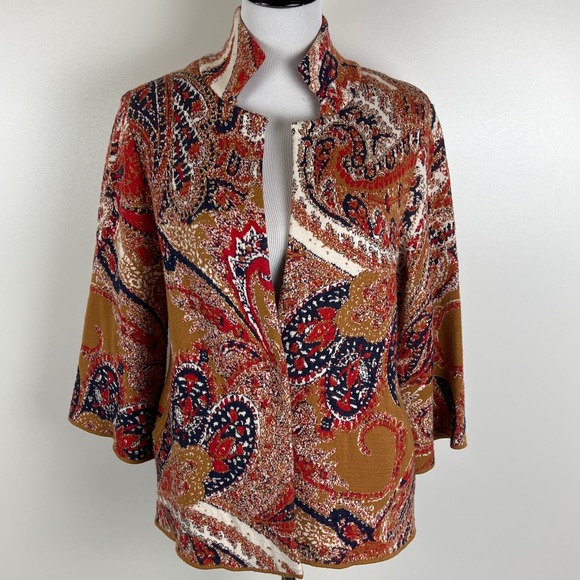 Moth Sweaters - MOTH by Anthropologie Intarsia Blazer Cardigan Sweater